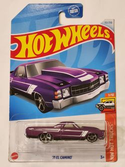 HOT WHEELS. HOT TRUCKS. 1971 CHEVY EL CAMINO SS.