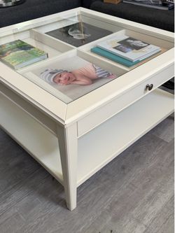 Coffee Table with glass top