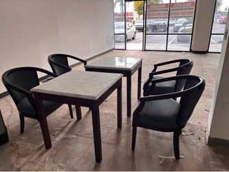 2 tables 4 chairs