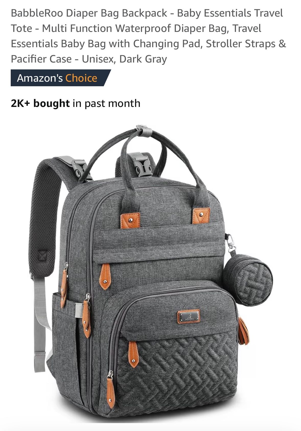 Diaper Backpack