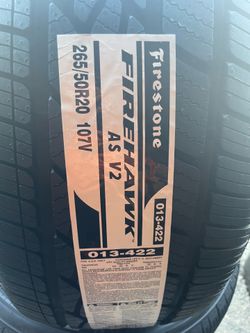 new 265/50/20 Firestone