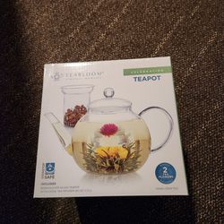 Stovetop & Microwave Safe Teapot (40 oz) 

