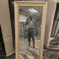 French Transitional Carved Mirror