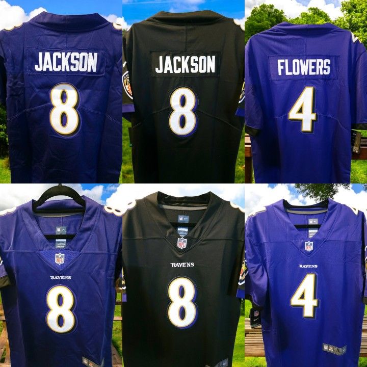 Ravens Zay Flowers Lamar Jackson Derrick Henry stitched Jersey
Brand new with tags!
