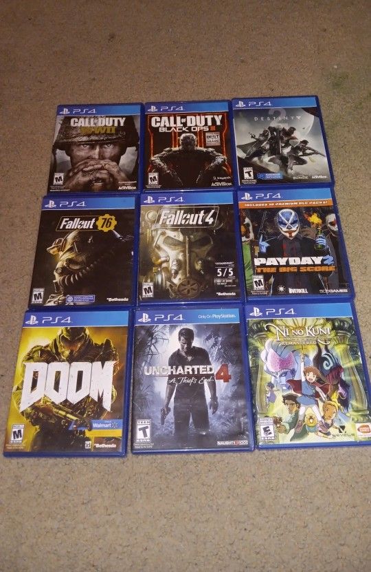 PS4 Games Assorted