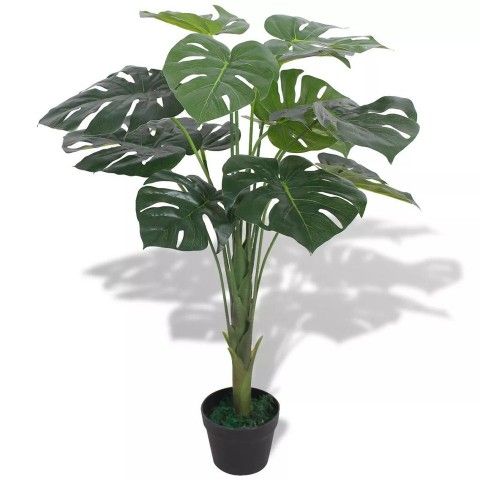 Artificial Monstera Plant with Pot 27.6"