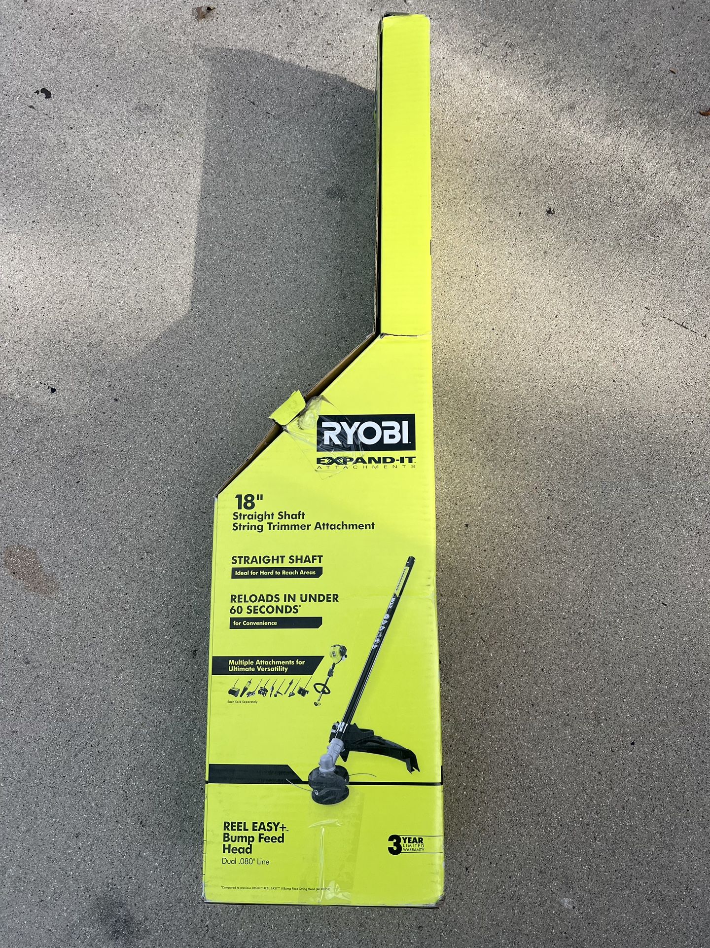 RYOBI Expand-It 18 in. Straight Shaft String Trimmer Attachment