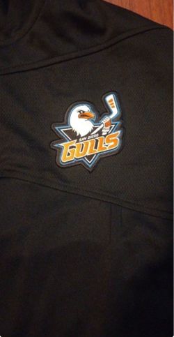 Reebok San Diego Gulls Black Hockey jacket size XL adult