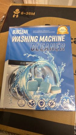 Bubclean Washing Machine Cleaner Tablets 24-Pack