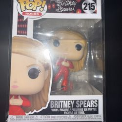Funko Pop Rocks Britney Spears #215 Red Outfit 