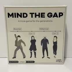 Mind The Gap - A Trivia Game For The Generations Board Game -NEW-Factory Sealed