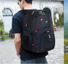 Brand New Extra Large 50L Travel Laptop Backpack with combination lock, College Backpack Airline Approved Business Work Bag Fit 17 Inch Laptops for Me
