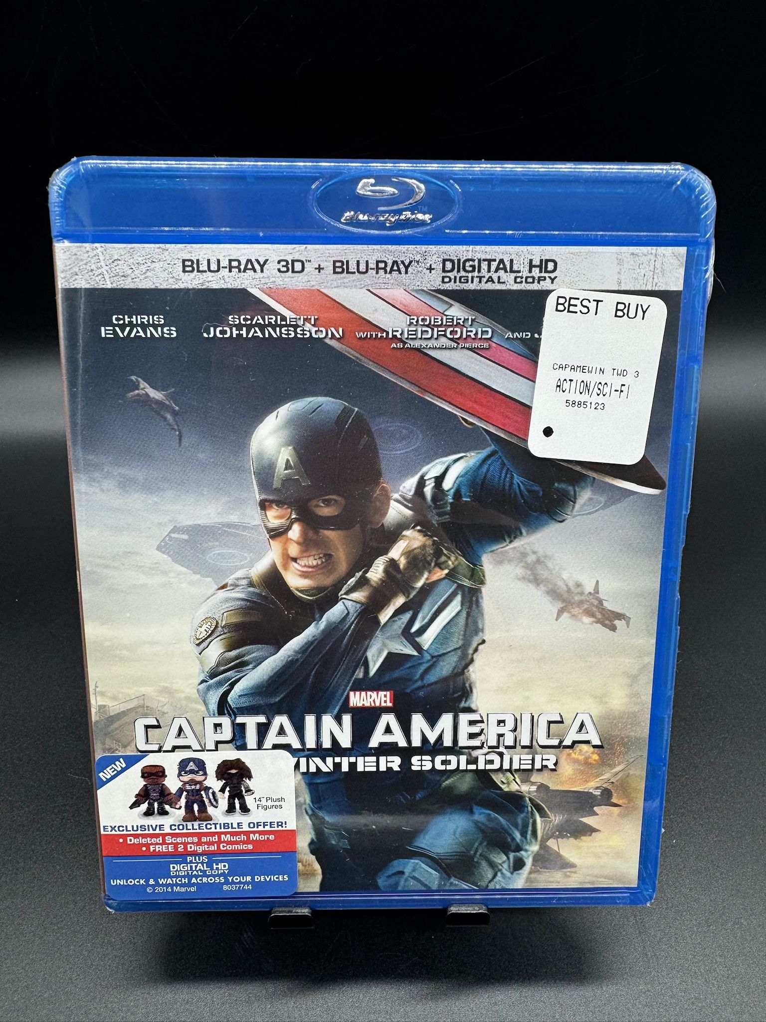 Captain America The Winter Soldier Blu-Ray Movie New