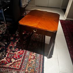 Vintage Hickory White Small Table 