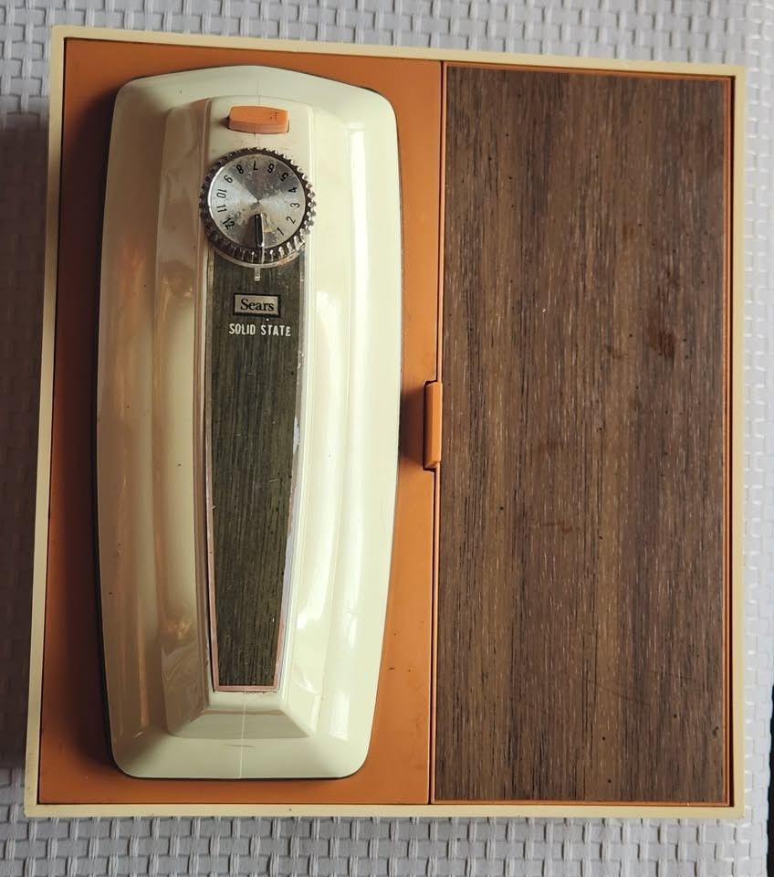 Vintage Sears Solid State Wall Mount 12 Speed Hand Mixer