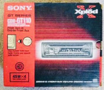 Sony CDX-GT110 car stereo/radio (Brand New) in Box