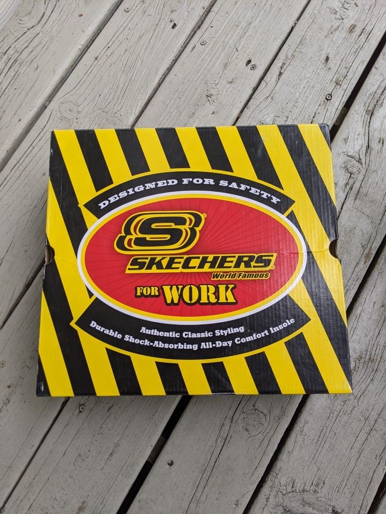 New! Sketchers Size 12 Work Boots.