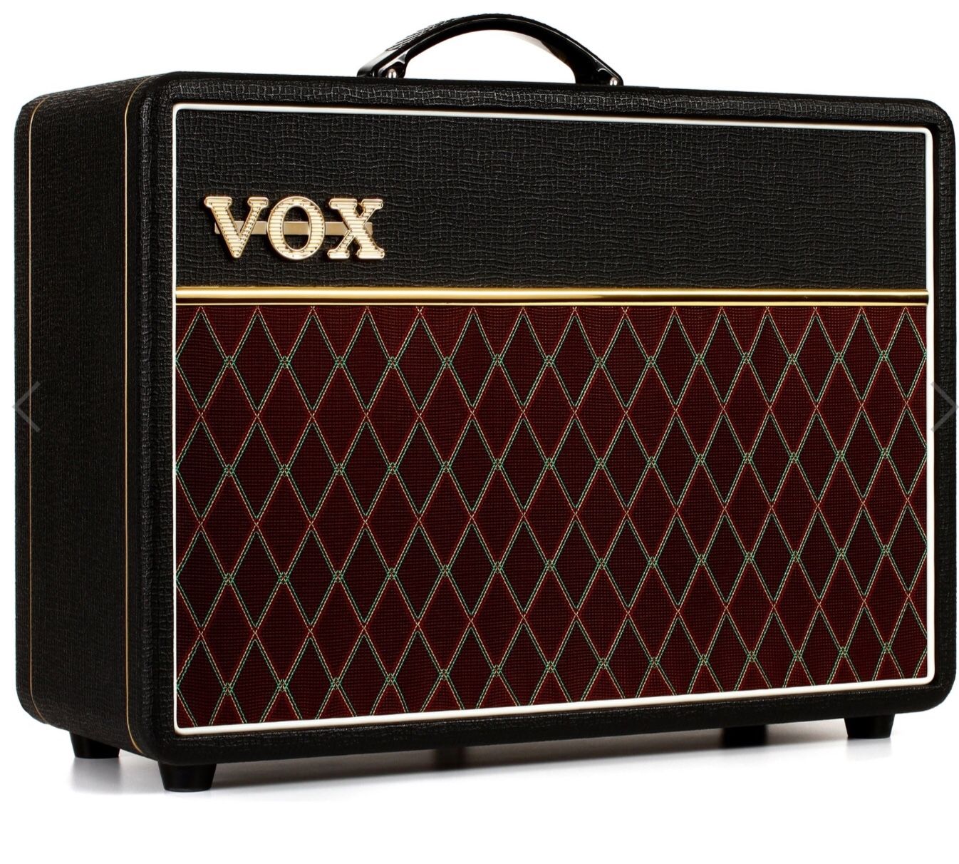 Vox AC10C1 10-watt 1x10" Tube Combo 10-watt 1-channel All-tube 1x10" Guitar Combo Amplifier with 2-band EQ, Reverb, and Celestion Speaker