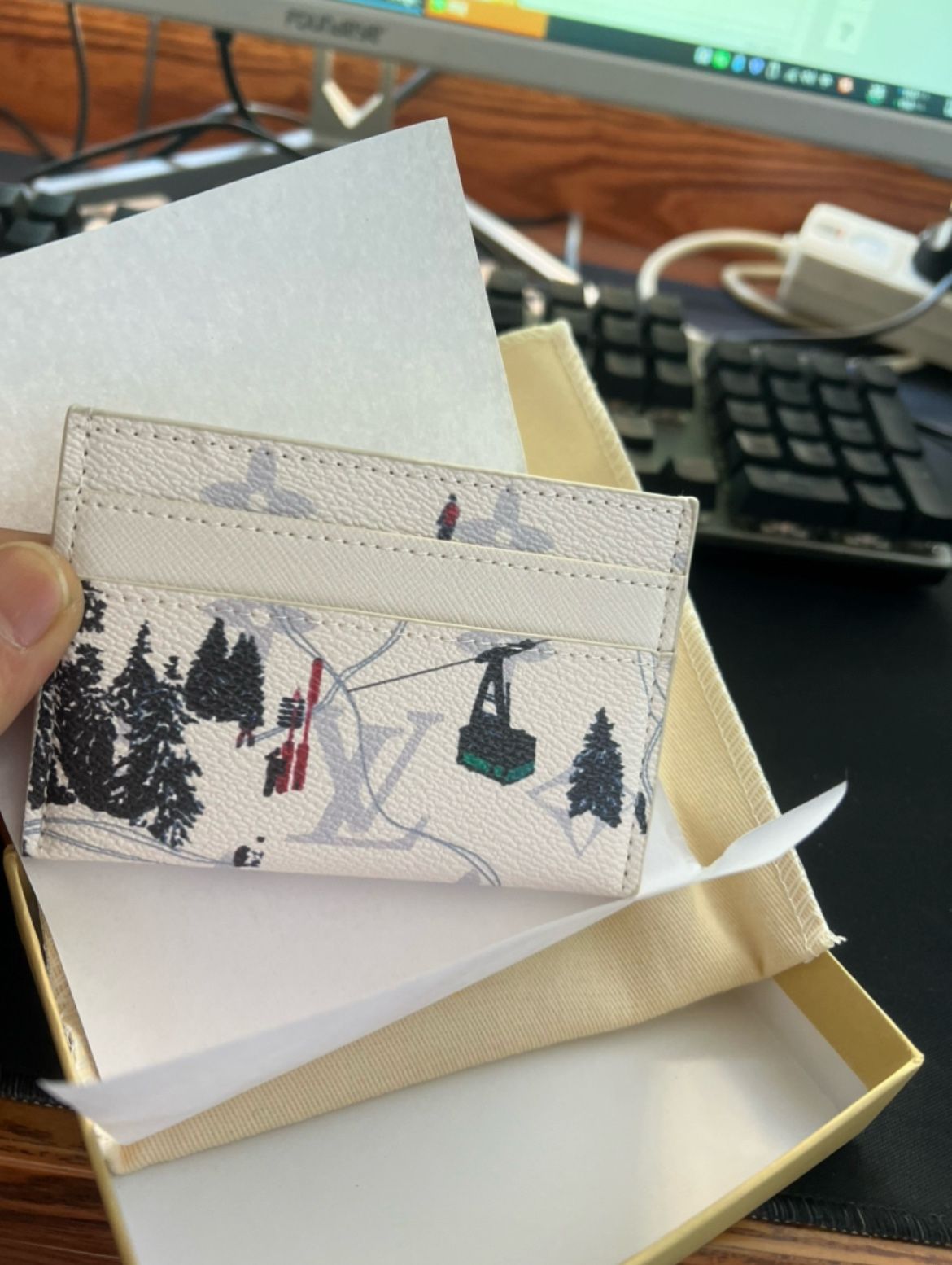 Louis Vuitton Ski Double Card Case