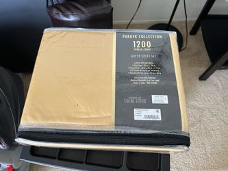 NEW Parker Collection 1200 TC Queen Sheet Set