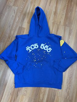 Sp5der Blue TC5 Size Large Good Condition