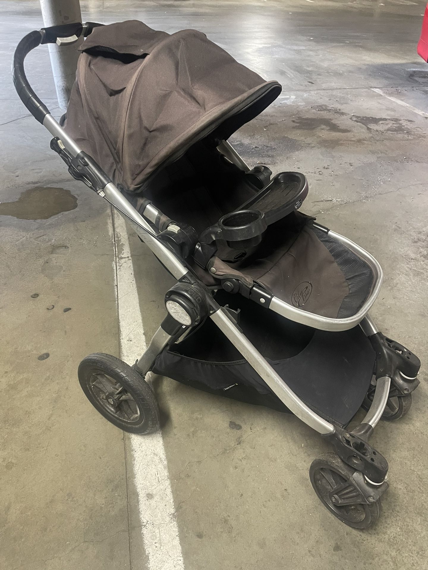 City Select Double stroller With Snack Trays