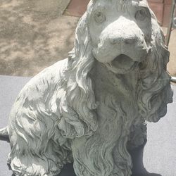 CONCRETE Cocker Spaniel Statue ($40)
