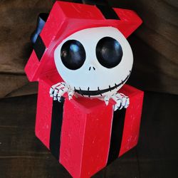 NIGHTMARE BEFORE CHRISTMAS 🎄 JACK PRESENT 🎁 FIGURE 