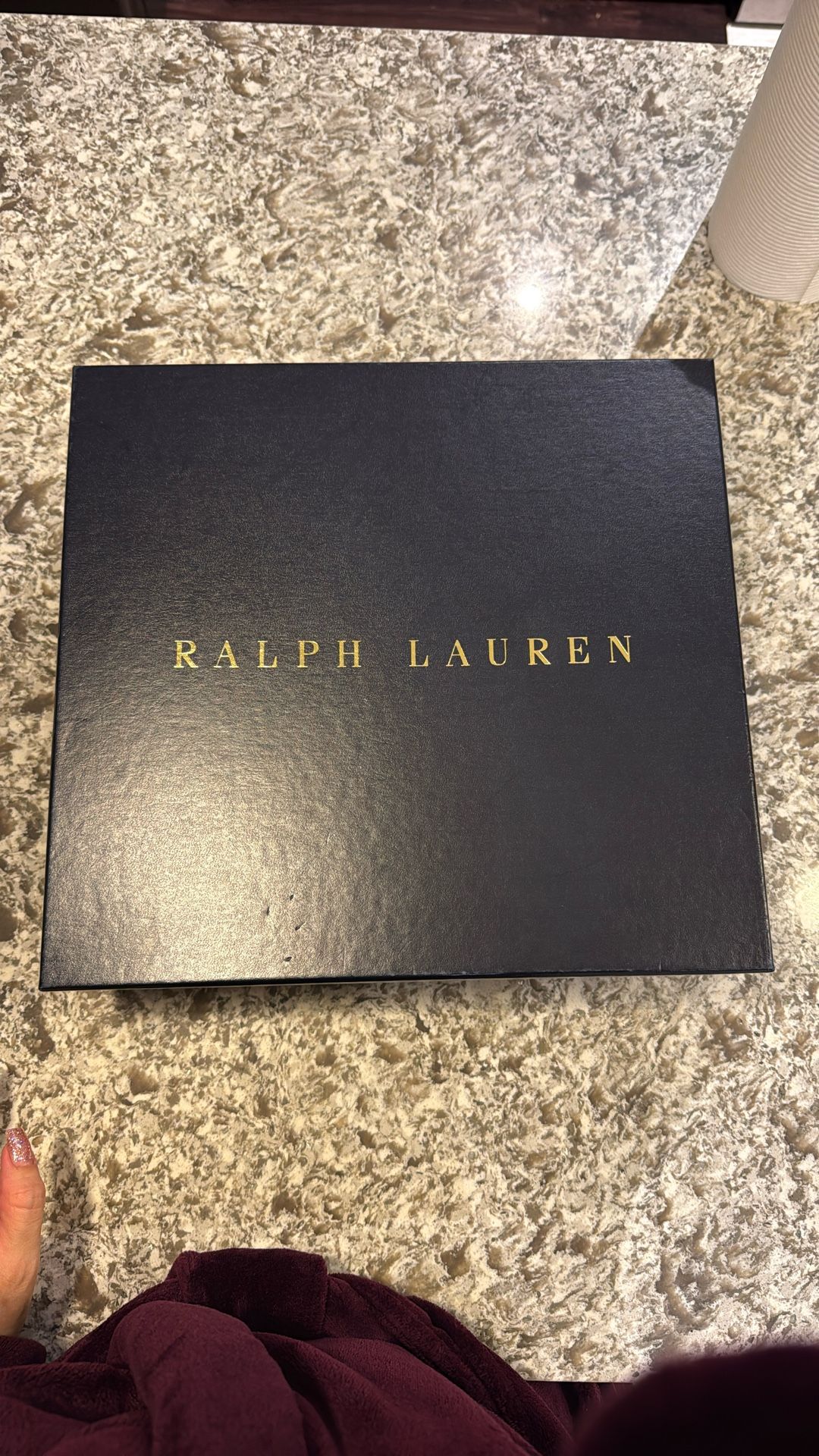 Ralph Lauren Black Leather Boots