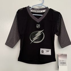 Tampa Bay Lightning Infant Toddler Jersey 12-24 Months Black NHL Official