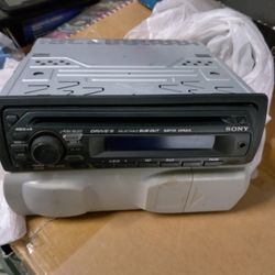 Sony Car Radio Stereo.