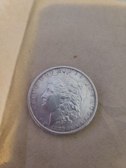 1889 silver One Dollar coin