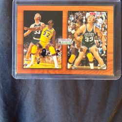 Nba Hoops Brand Card Of Magic Johnson And Larry And Larry Bird