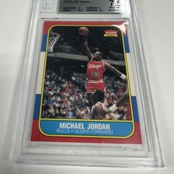 Michael Jordan RC # 57 7.5