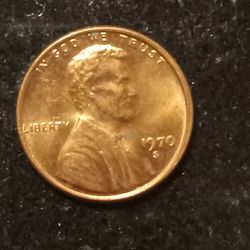 Flawless 1970 S Mint Mark Small Date Penny