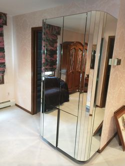 Mirrored TV Stand (NEGOTIABLE)