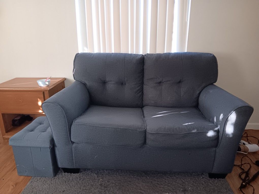  Ashley Furniture Tibbee - Slate Loveseat
