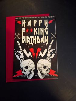 Adult Birthday card