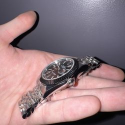 Rolex Oyster Perpetual Datejust Rhodium/Grey