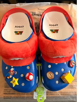 Mario classic crocs clogs