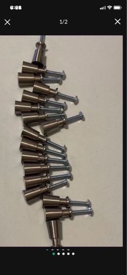 17 Brushed Stainless Barrel Door Knob/Drawer Pulls