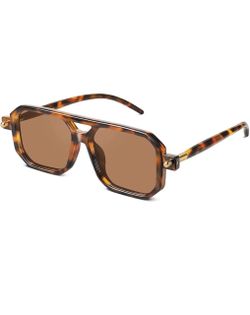 Tortoiseshell Aviator Sunglasses