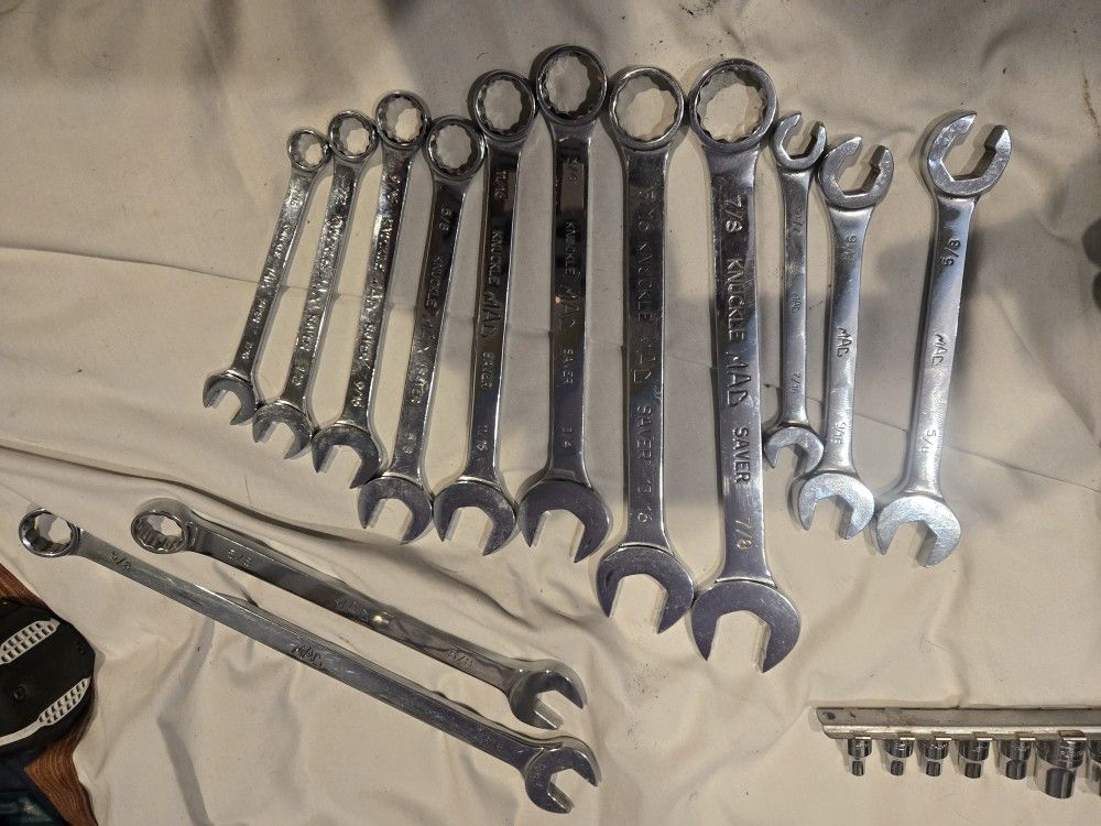 MAC SAE WRENCHES- COMBO & FLARED NUT SETS