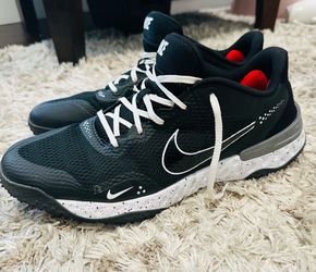 Nike Alpha Huarache Elite 3 Turf Baseball Black White CK0748-010