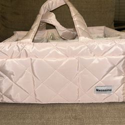 Quilted Diaper Caddy 