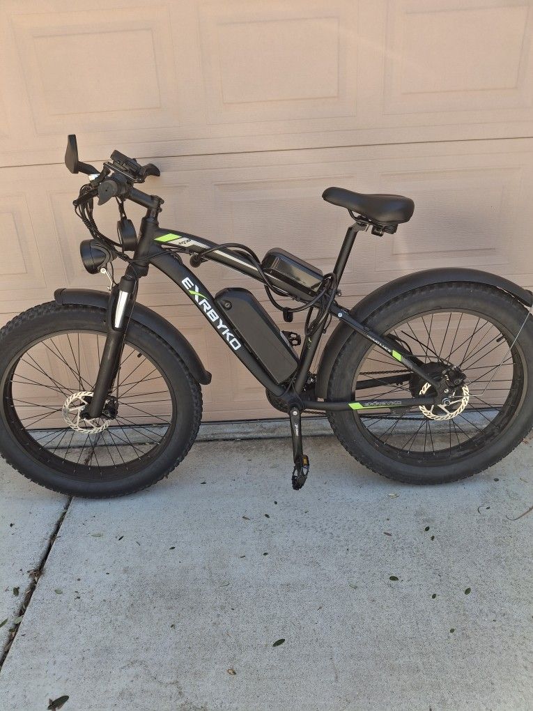 Electric Fat Tire Bike