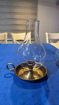 Princess house hurricane candle holder 2