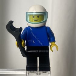 Lego Minifigure Helicopter Pilot 1989 zip026 Classic Town Flycracker USA (Rare Collectors Item!) 