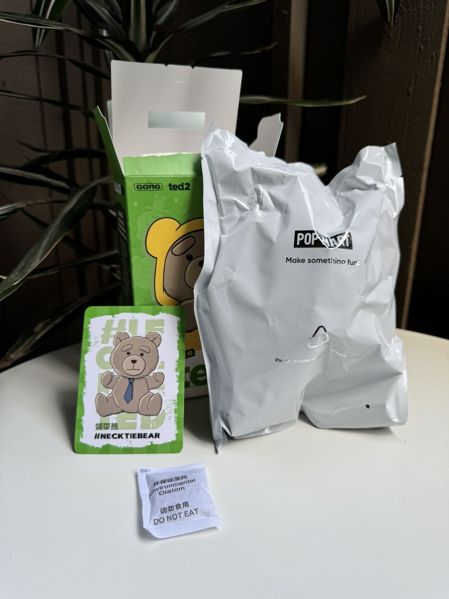 New Authentic POPMART Ted 2 Plush Bear Keychain Blind Box Toy Confirmed