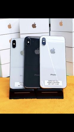 📲🔥iPhone X 64GB factory unlocked with warranty